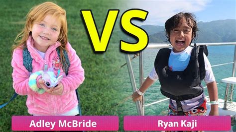 Adley Mcbride Vs Ryan Kaji Ryan S World Lifestyle Comparison