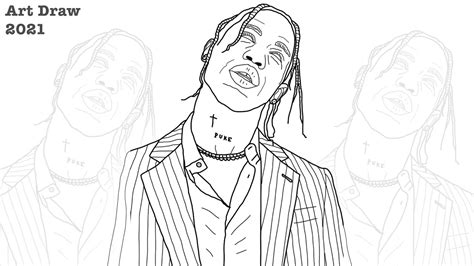 Travis Scott Coloring Pages Coloring Pages