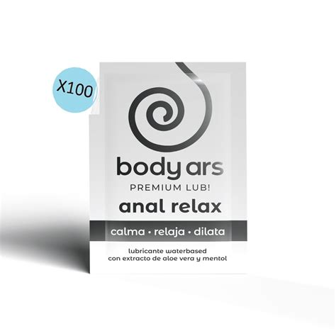 Lubricante Anal Relax Agua 100 Sobres Body Ars Belover