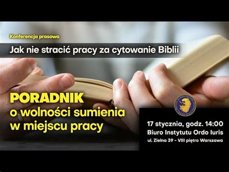 Jak nie stracić pracy za cytowanie Biblii poradnik o wolności