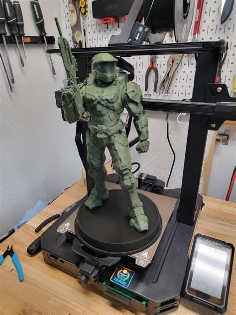 I 3d Printed Master Chief R Halo