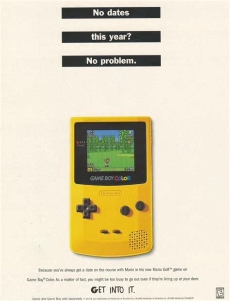 Supper Mario Broth Print Ad For Mario Golf On The Game Boy Color