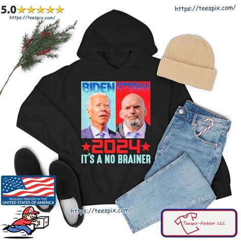 Retro Biden Fetterman Its A No Brainer Political Shirt Teespix