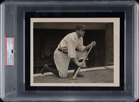 1920 Babe Ruth Original Paul Thompson Photograph First Season In New York Psa Dna Type I