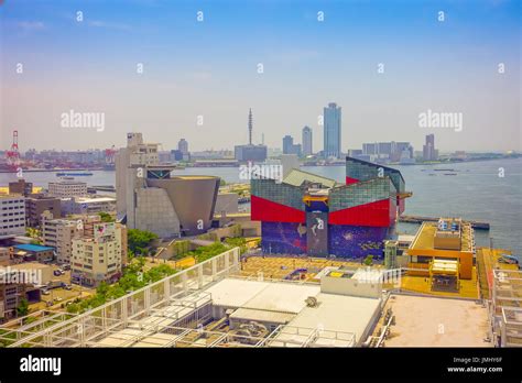 OSAKA JAPAN JULY 18 2017 Aerial View Of Aquarium Kaiyukan In Osaka