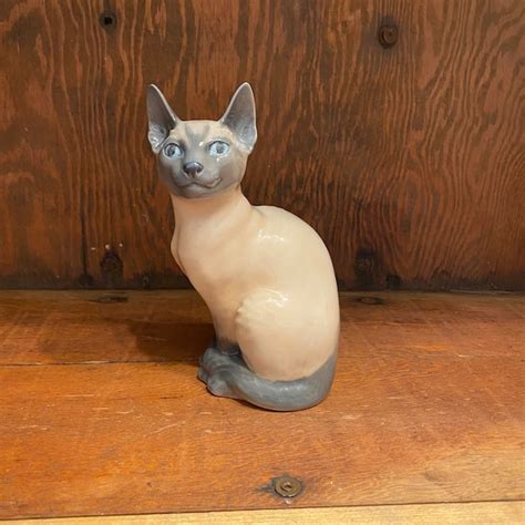 Royal Copenhagen Porcelain Cat Figurines Etsy