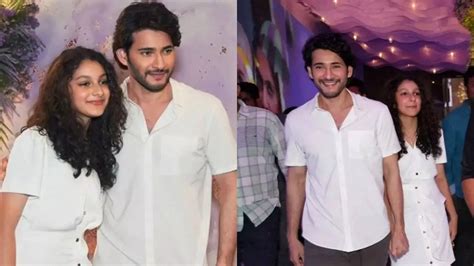 Mahesh Babu Daughter Sitara Steal The Spotlight As They Arrive For Dil Rajus Sons Birthday