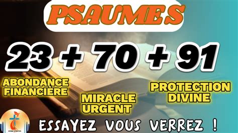 Psaumes Les Plus Puissant De La Bible Psaume Et Youtube