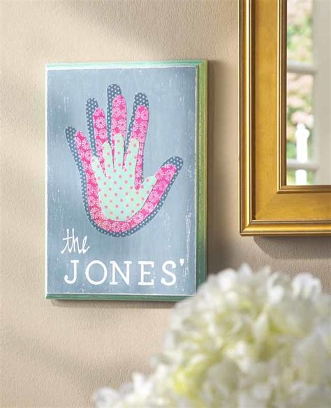 Family Handprint Canvas | FaveCrafts.com