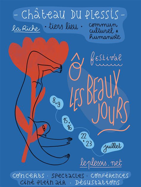 Festival Les Beaux Jours Ch Teau Du Plessis Programmation