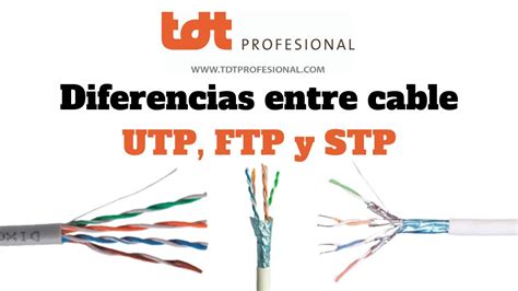 Cable De Red Diferencias Entre Cable UTP FTP Y STP YouTube