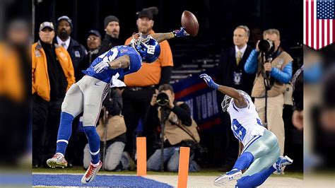 Odell Beckham Jr Catch Beckham S Sick One Handed Grab Becomes