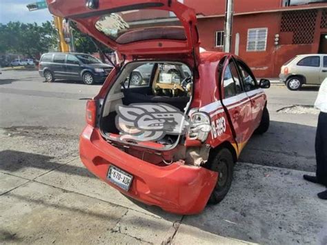 Choque Entre Dos Unidades Deja Una Persona Lesionada En Veracruz