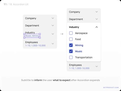 Accordion UI Design Styles States Usage Templates