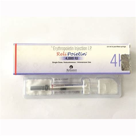 Erythropoietin Prefilled Syringe Injection Manufacturer Supplier