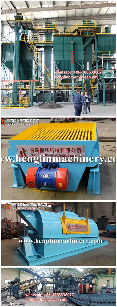 China Vertical Flaskless Molding Machine Automatic Green Sand Iron