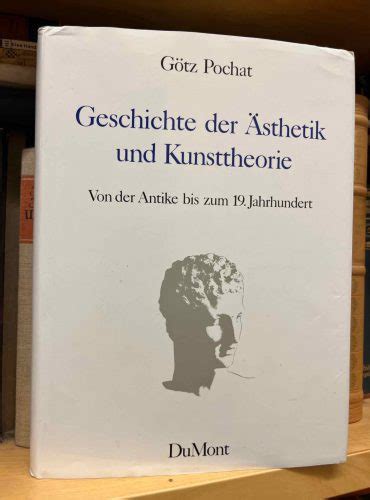 Geschichte Der Sthetik Und Kunsttheorie Sparbuch