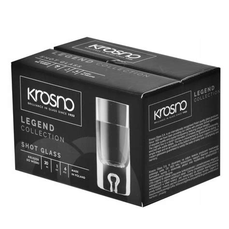 Kieliszki Do Wódki Krosno Legend 6X 30Ml Tequili Krosno Sklep EMPIK