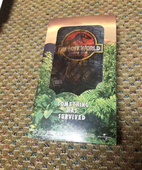 Jurrasic Park The Lost World Vhs Tape Etsy