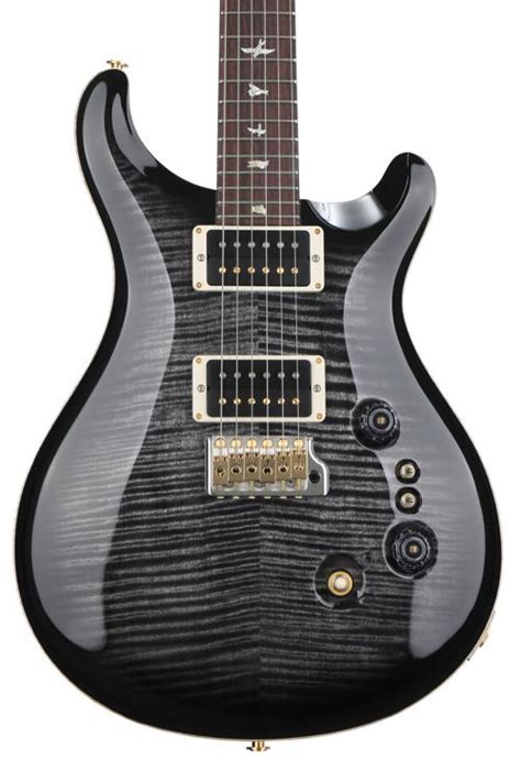 Prs 35th Anniversary Custom 24 With Pattern Thin Neck Charcoal Burst