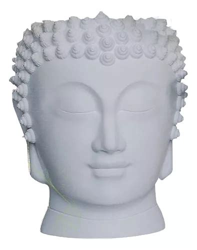 Maceta Decorativa Cabeza De Buda De Impreria Home 15 Cm Meses Sin