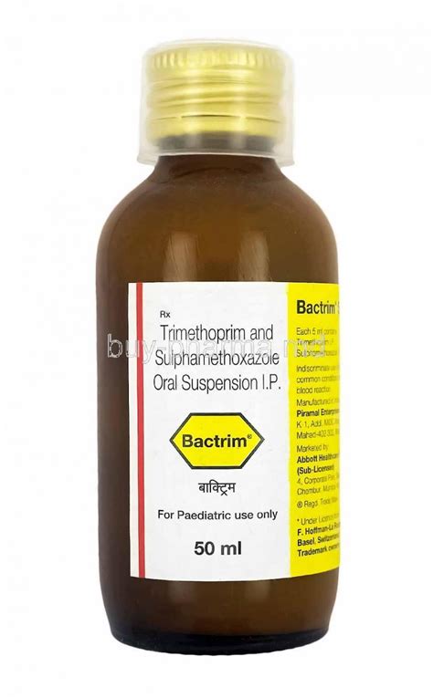 Buy Bactrim Oral Suspension Sulfamethoxazole Trimethoprim Online