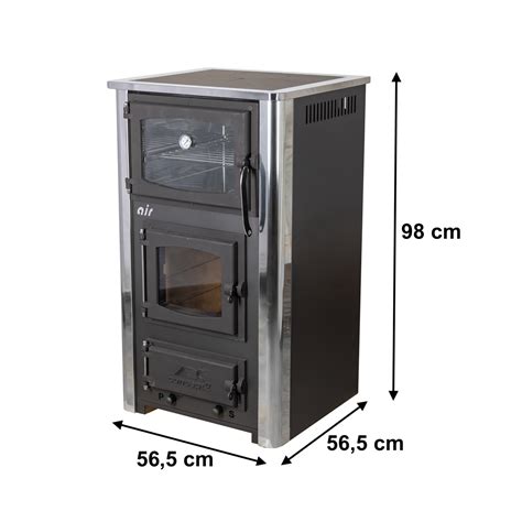 Eek A Fireplace Stove With Baking Compartment And Stovetop Abc Concept