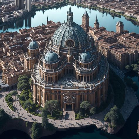 Premium Ai Image How World Looks Like In 100 Years Intricate