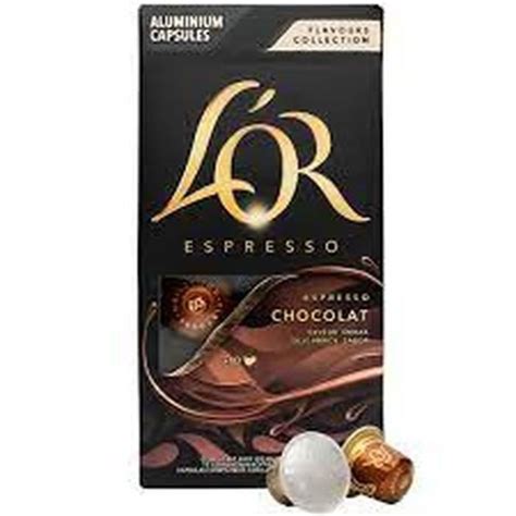 Coffret L Or Espresso Caf Capsules Chocolat En Aluminium