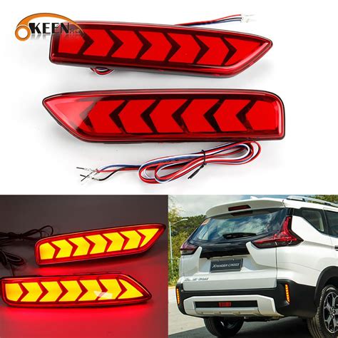 Okeen Pc Led Rear Bumper Reflector Light For Mitsubishi Xpander