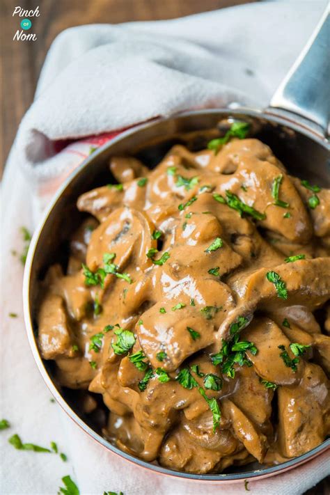 Beef Stroganoff Slimming World Weight Watchers Friendly Pinch Of Nom