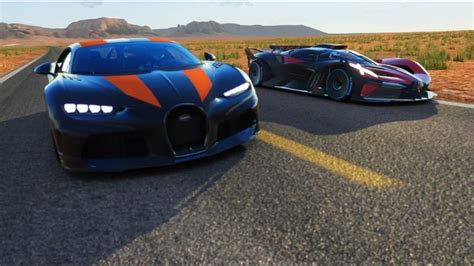 Bugatti Bolide Vs Bugatti Chiron Super Sport At Monument Valley