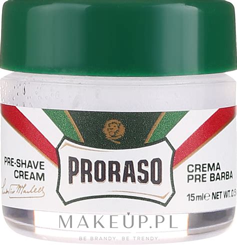 Proraso Green Line Pre Shaving Cream Miniprodukt Krem Do Golenia Z