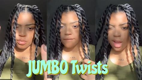 VERY EASY JUMBO TWISTS Rubber Band Method YouTube