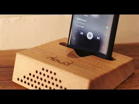 Houd Mini Parlantes acústicos en madera hechos en Colombia Speaker