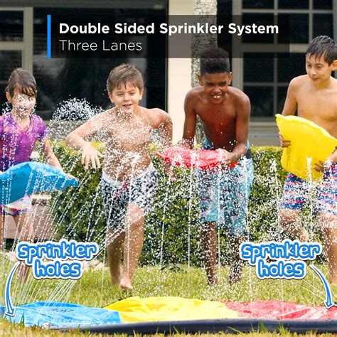 Buy Skade Triple Lane Slip Splash And Slide Newest 2022 Model For