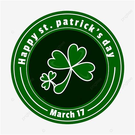 St Patricks Day Vector Hd Images Happy St Patricks Day Logo Illustration St Patrick Logo St