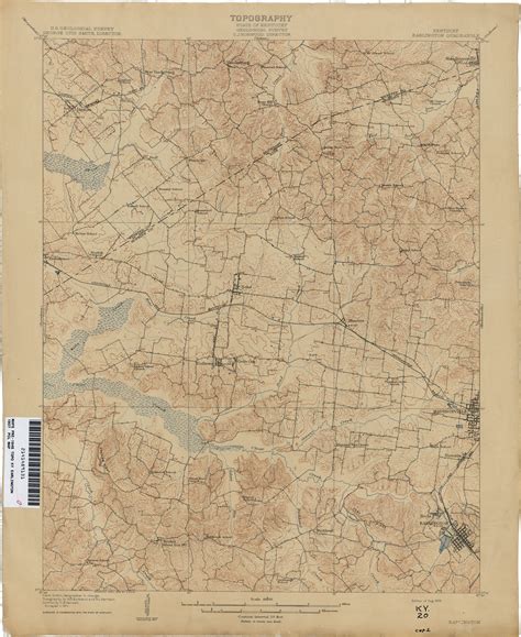 Free Topographic Map Of Kentucky United States Map