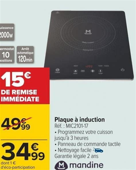 Plaque Induction Carrefour Ao T