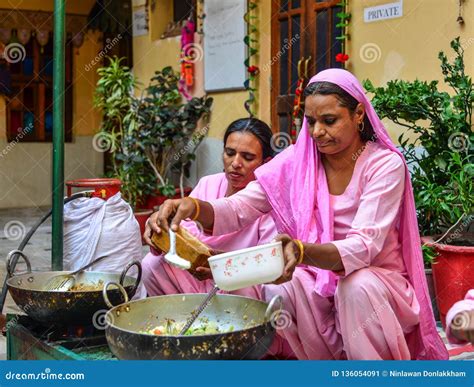 Indian Women Cooking Traditional Food Editorial Photo Image Of