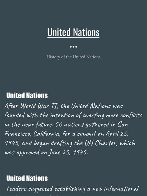 United Nations Pdf United Nations International Relations