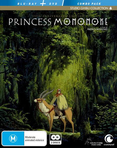 Princess Mononoke Blu Ray Dvd Th Anniversary Edition Limited