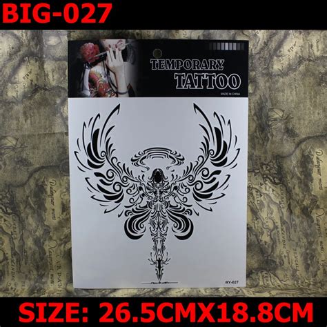 Fallen Angels Size 265mmx188mm Brand New Body Art Tatoo Temporary