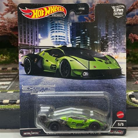 Jual Hot Wheels Premium Exotic Envy Lamborghini Essenza Scv Shopee