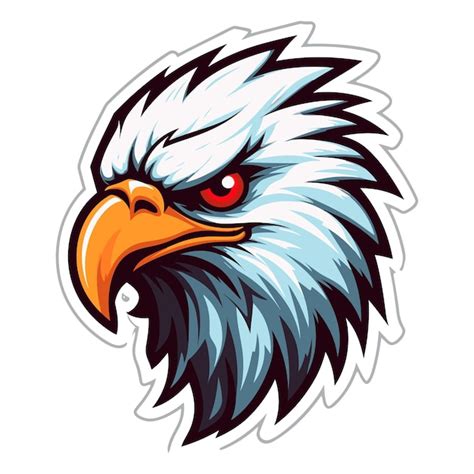 Premium Vector Eagle Head Mascot Vector Illustration