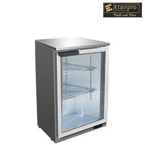 Elanpro 100 Ltrs Single Door Glass Froster 5 Degree C 10 Degree C