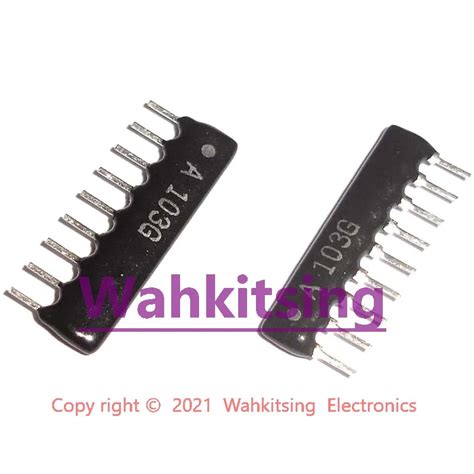 200 PCS A09 103G SIP 9 A 103G 103J 10Kohm 10KR 8 Commoned Resistor