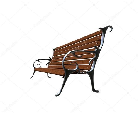 Park Bench - Side View — Stock Photo © Trimitrius #83373468