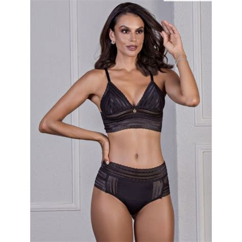 Conjunto Lingerie Sem Bojo E Sem Aro Shopee Brasil