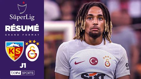 R Sum Galatasaray Cale D Entr E Contre Kayserispor Youtube